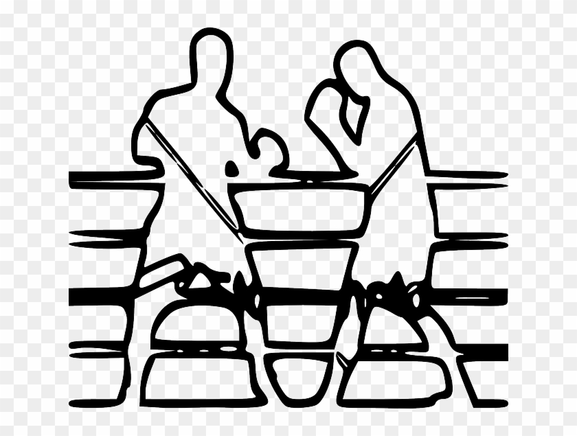 Fighting Png Free Download - Boxing Fighting Png Clipart #1411105