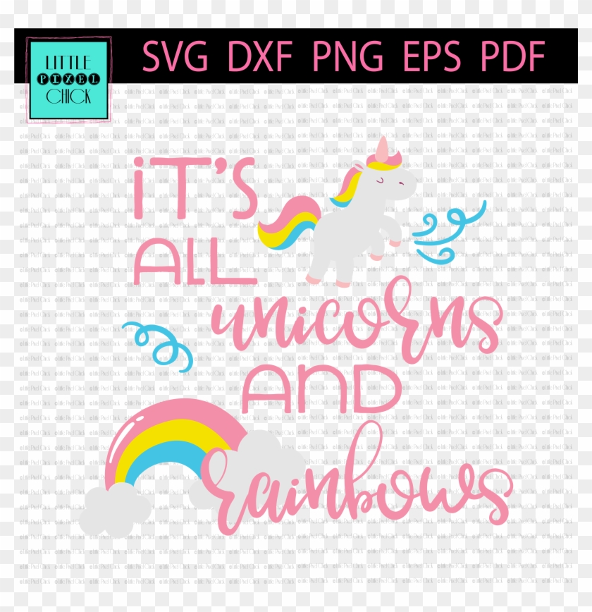 It's All Rainbows And Unicorns - Chillin With My Snowmies Svg Clipart #1411258