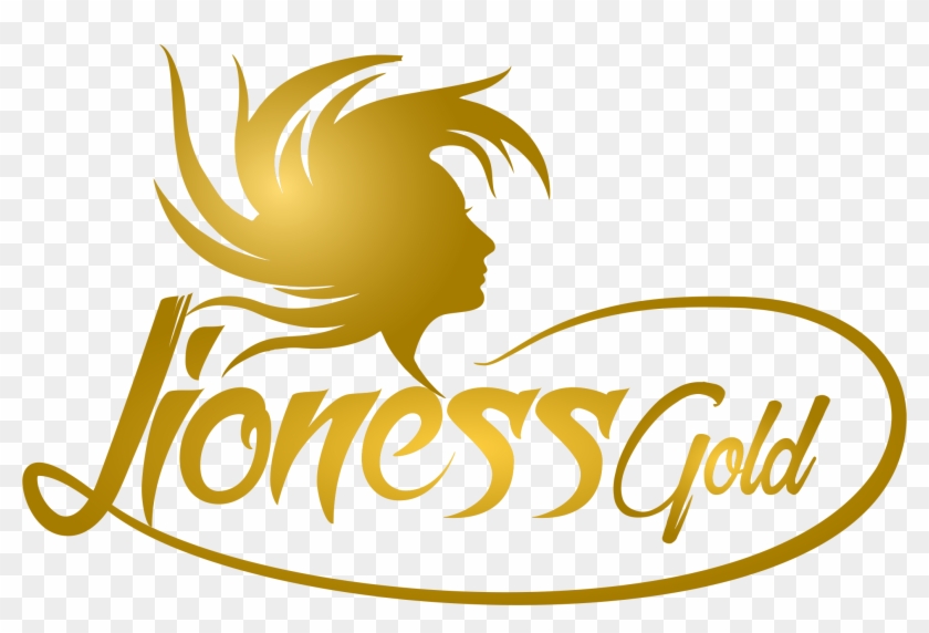 Lioness Gold Models - Transparent Gold Hair Logo Png Clipart #1411328