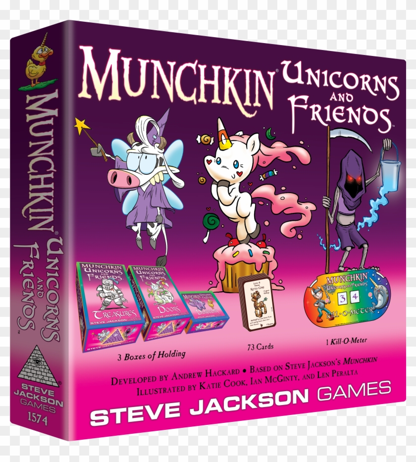 Munchkin Unicorns And Friends Cover - Munchkin Unicorns And Friends Clipart