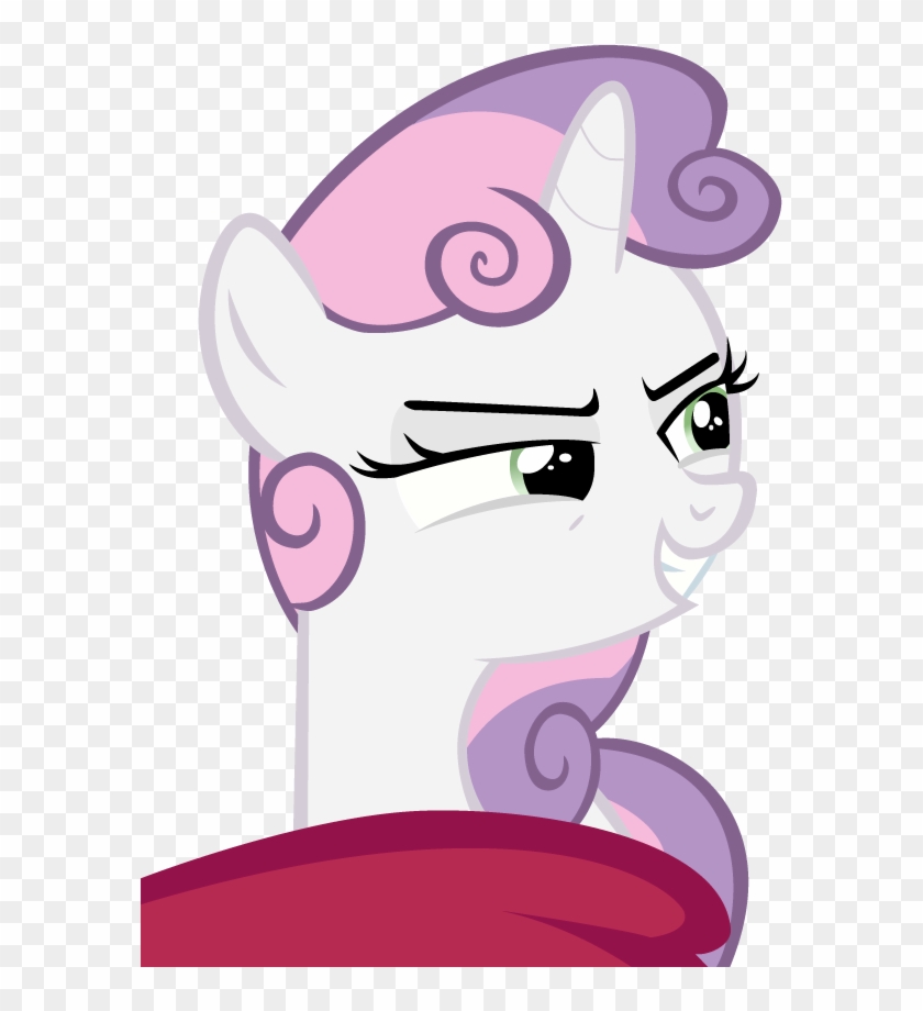 Disney Princess Belle Face - Mlp Sweetie Belle Evil Clipart #1411806