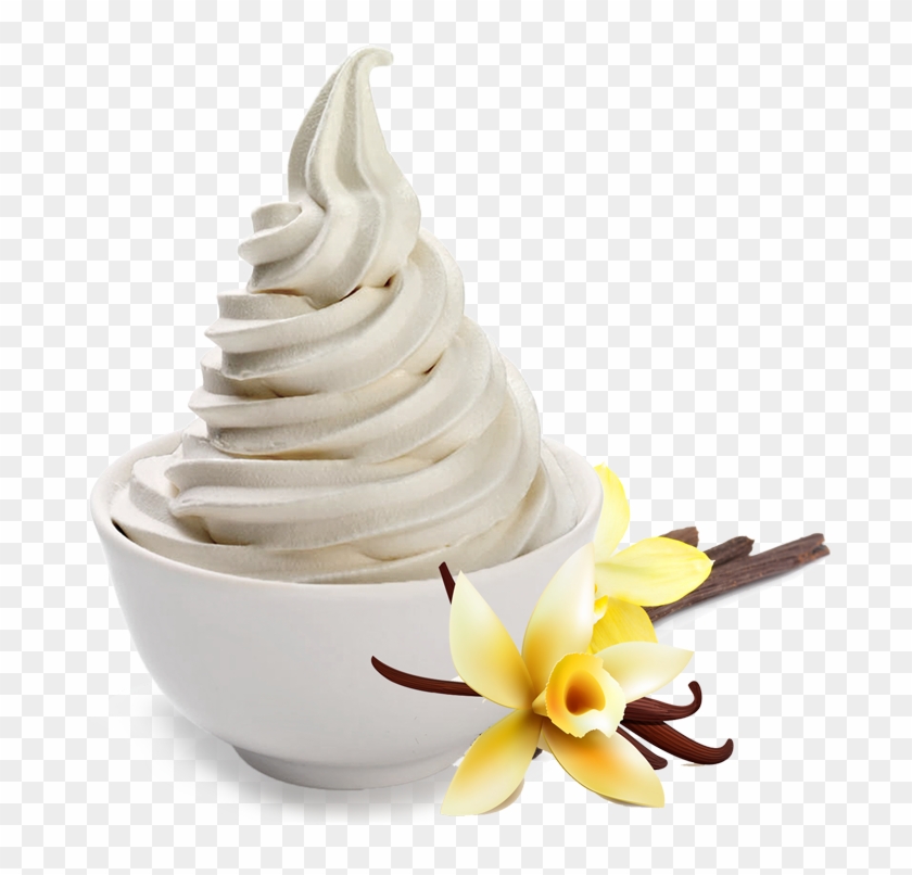 V - Vanilla Frozen Yogurt Clipart