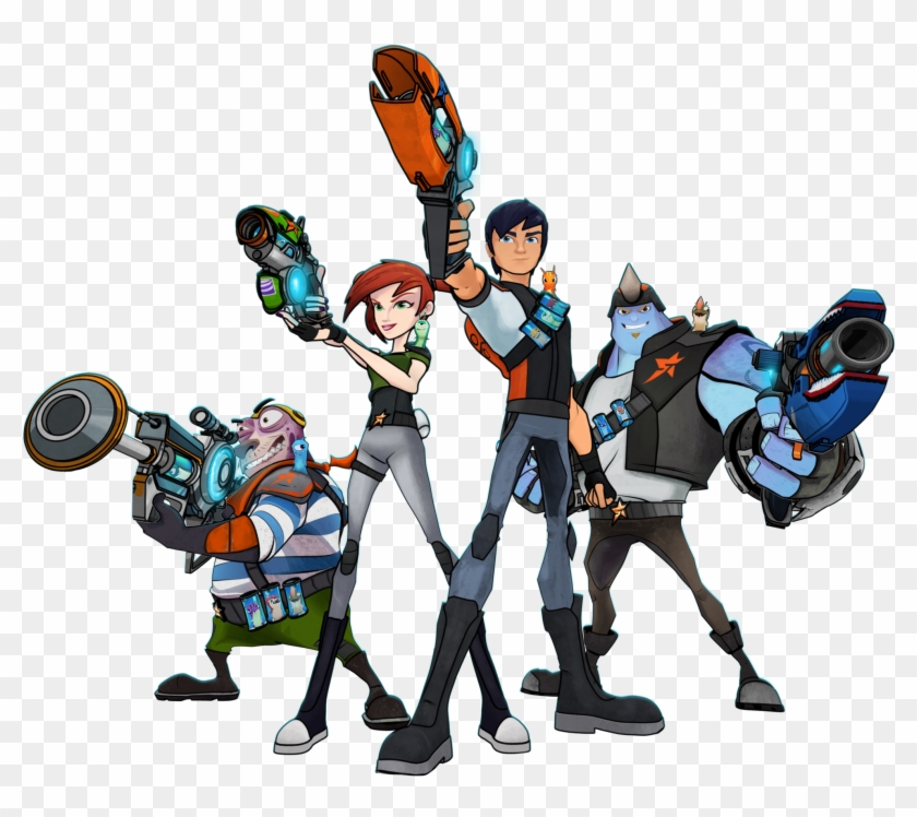Slugterra Shane Gang Clipart