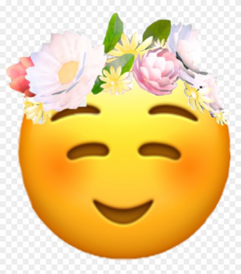 Sticker Emoji Snapchat Snapchatfilter Flowers - New Heart Face Emoji Clipart