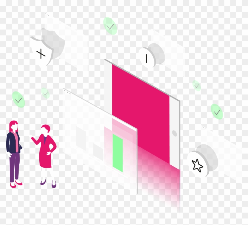 Close The Gaps Between Sales, Service And Marketing - Graphic Design Clipart