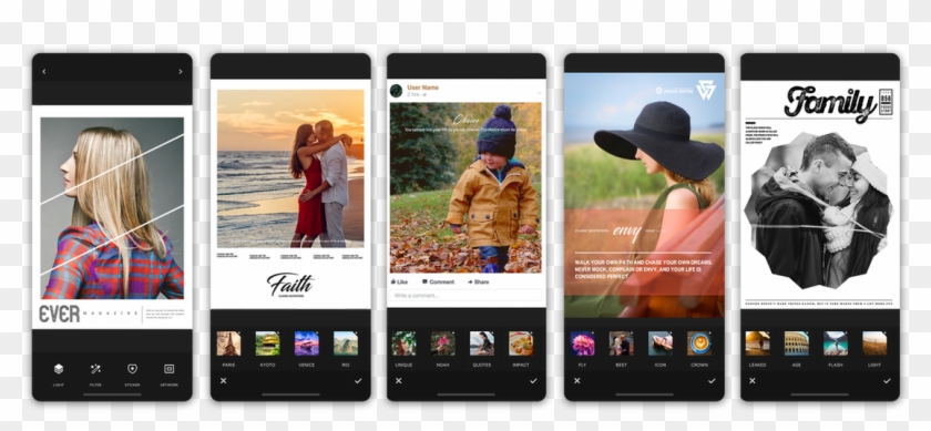 Vary From The Feel Of Film Camera To The Unique Sets - Smartphone Clipart