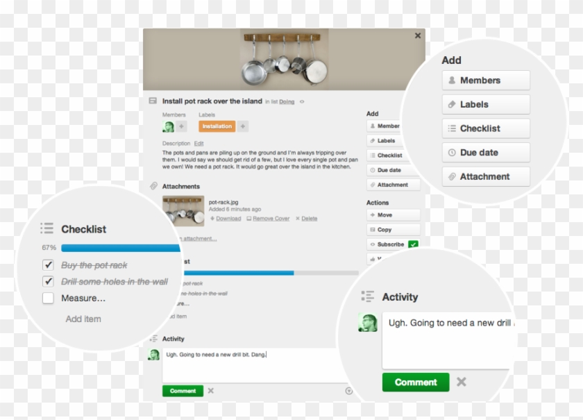 Take Me To Their Website - Trello Clipart #1414209