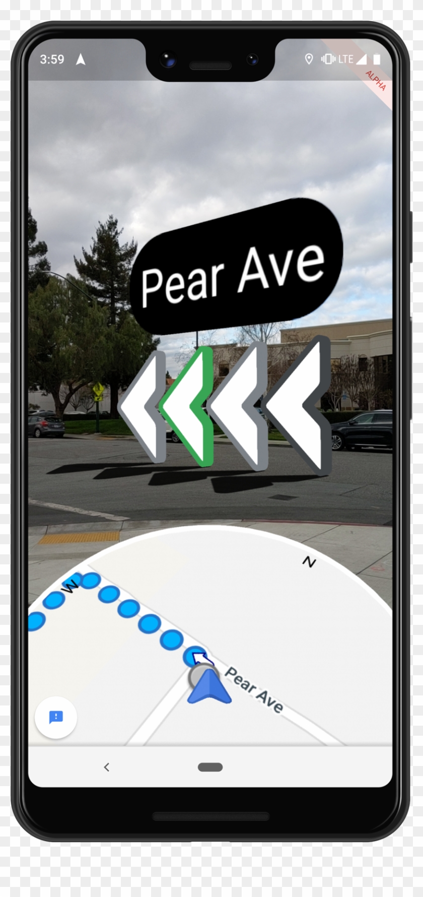 What It's Like To Walk With Google Maps In Augmented - Google Ar Maps Clipart