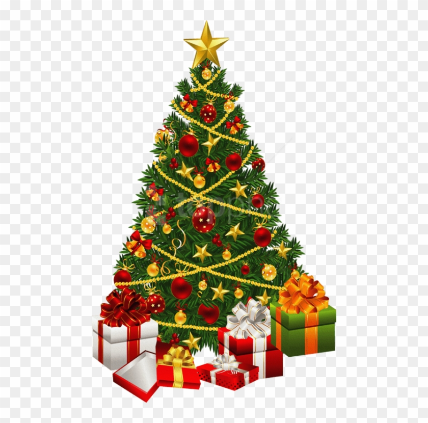 Free Png Fir Tree Png Images Transparent - Clipart Transparent Christmas Tree #1414395