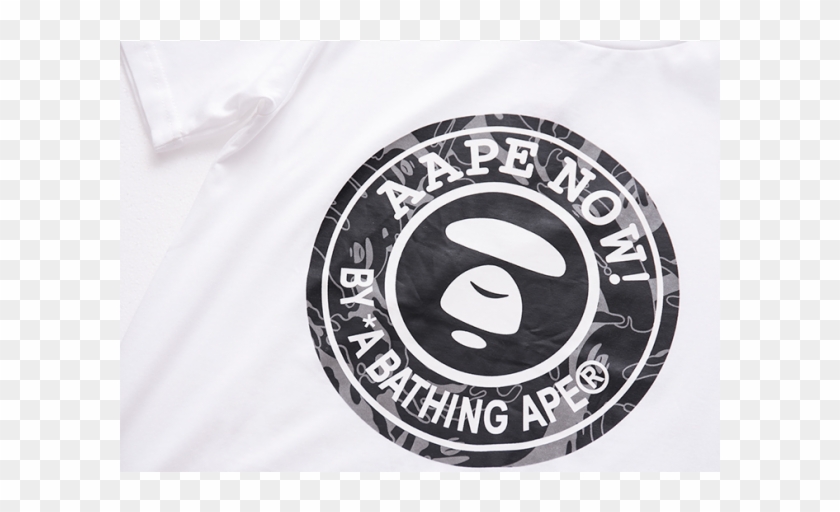 Aape Now 3m Reflective Logo T- Shirt - Emblem Clipart #1414565
