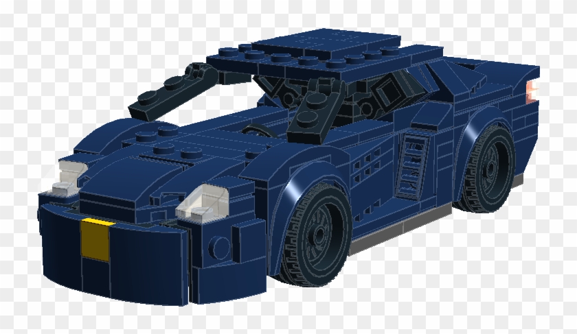 Dark Blue Lambo - Model Car Clipart