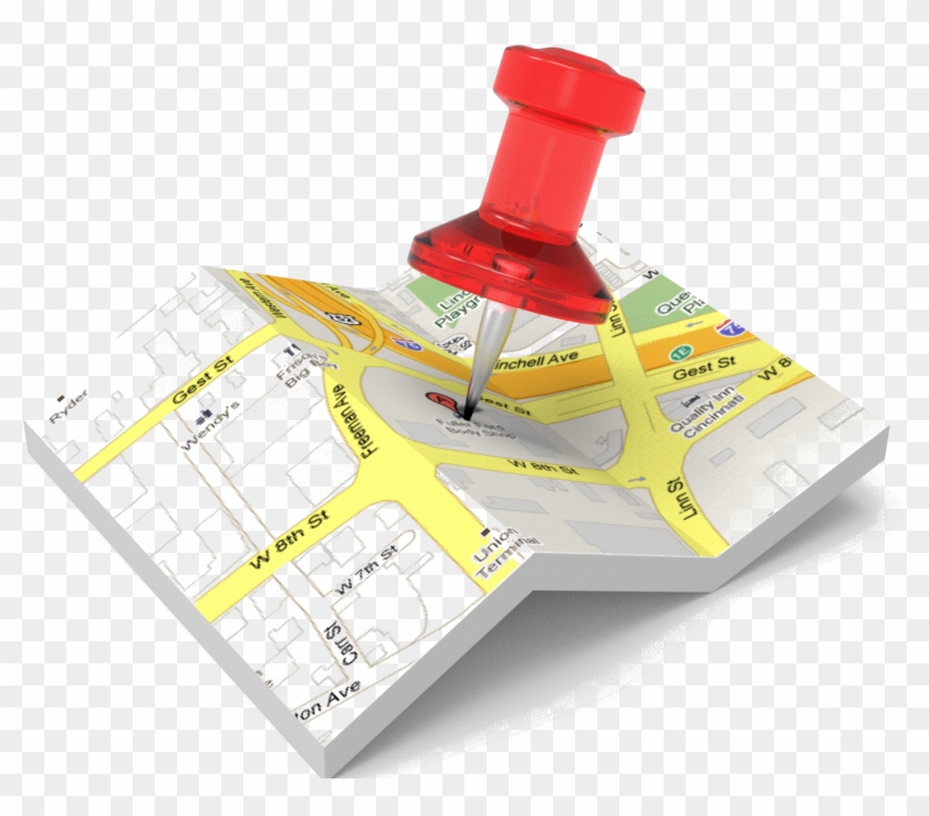 Google Maps Icon - Map 3d Icon Png Clipart