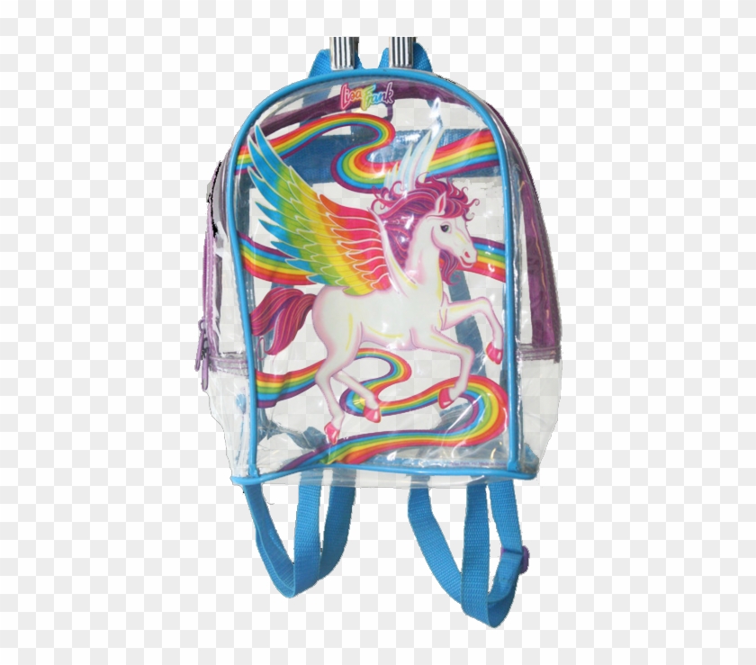 Lisa Frank Clear Pegasus Mini Backpack - Lisa Frank Unicorn Backpack Clipart