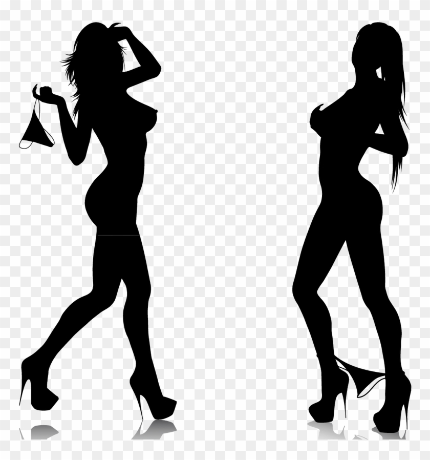 Untitled-7 Silhouette Art, Woman Silhouette, Illustration - Femme Sexy Silhouette Clipart
