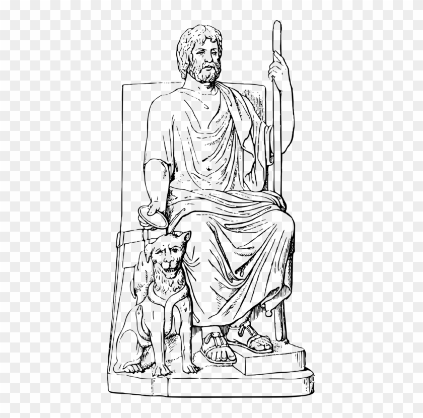 Hades Poseidon Persephone Zeus Greek Mythology - Hades Drawing Greek God Clipart #1416743