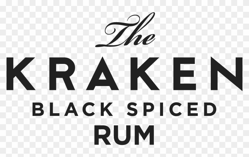 Kraken Black Rum - Calligraphy Clipart