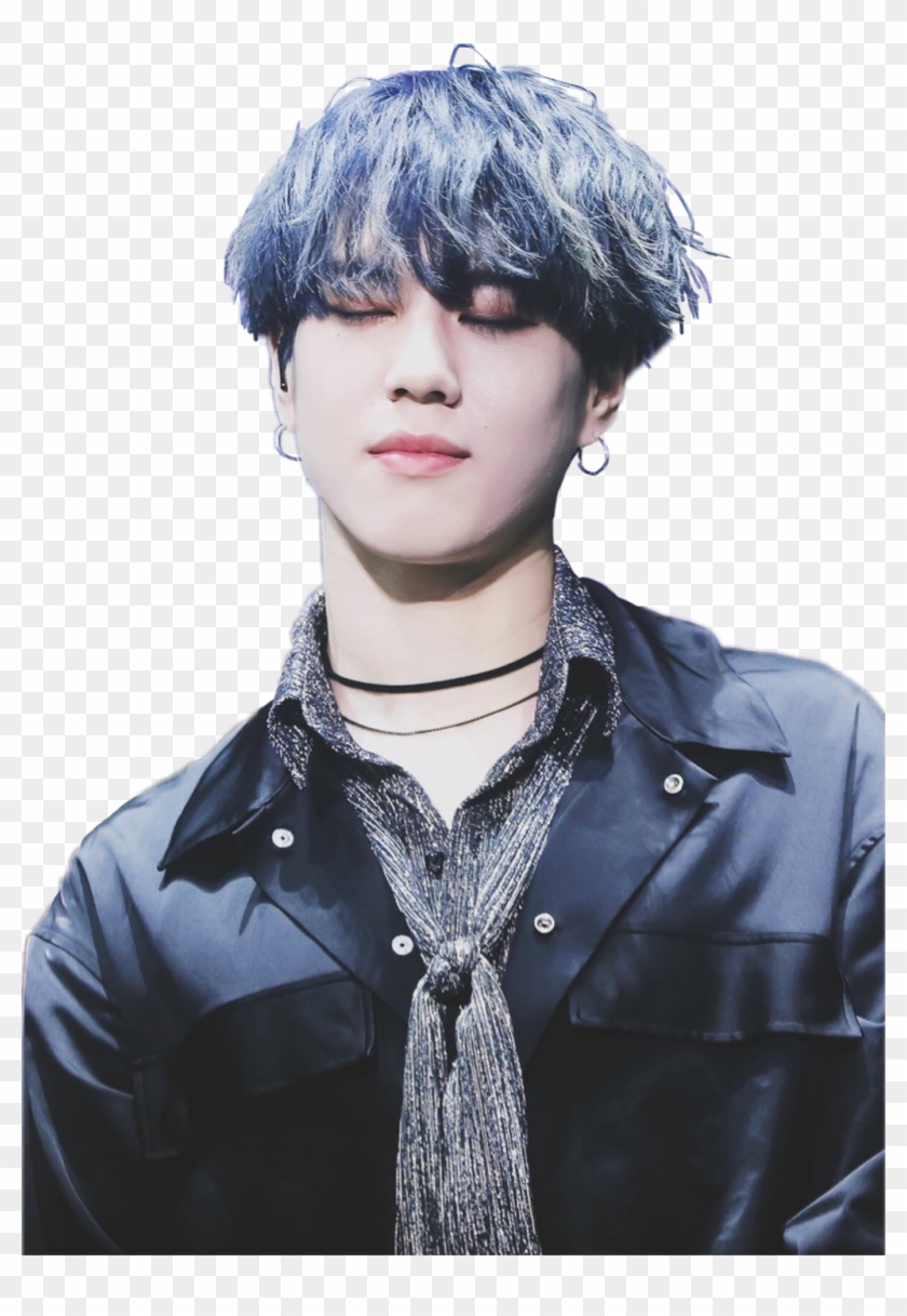 #yugyeom #kimyugyeom #got7 - Got7 Yugyeom Blue Hair Clipart #1417242