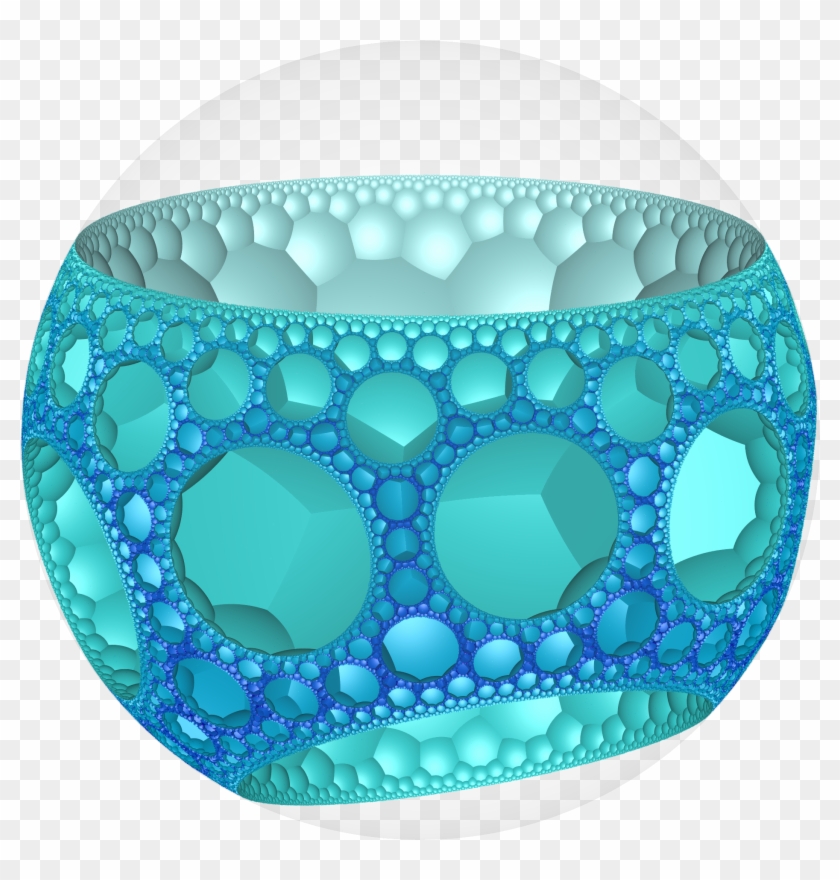 Hyperbolic Honeycomb 7 3 3 Poincare - Fractal Art Clipart #1417411