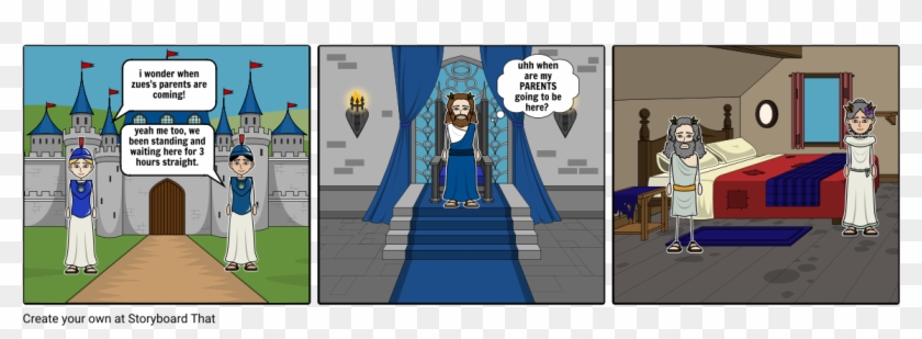 Zeus - Cartoon Clipart