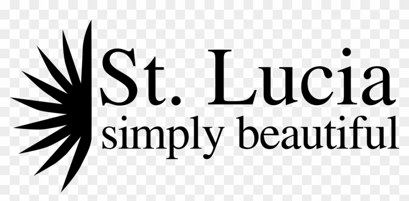 St Lucia Simply Beautiful Logo Png Transparent - St Lucia Simply Beautiful Logo Clipart #1417566