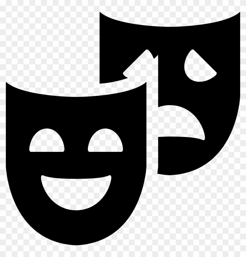 Join Parallel 45 Theatre For An Interactive Workshop - Theater Masks Icon Clipart #1417726