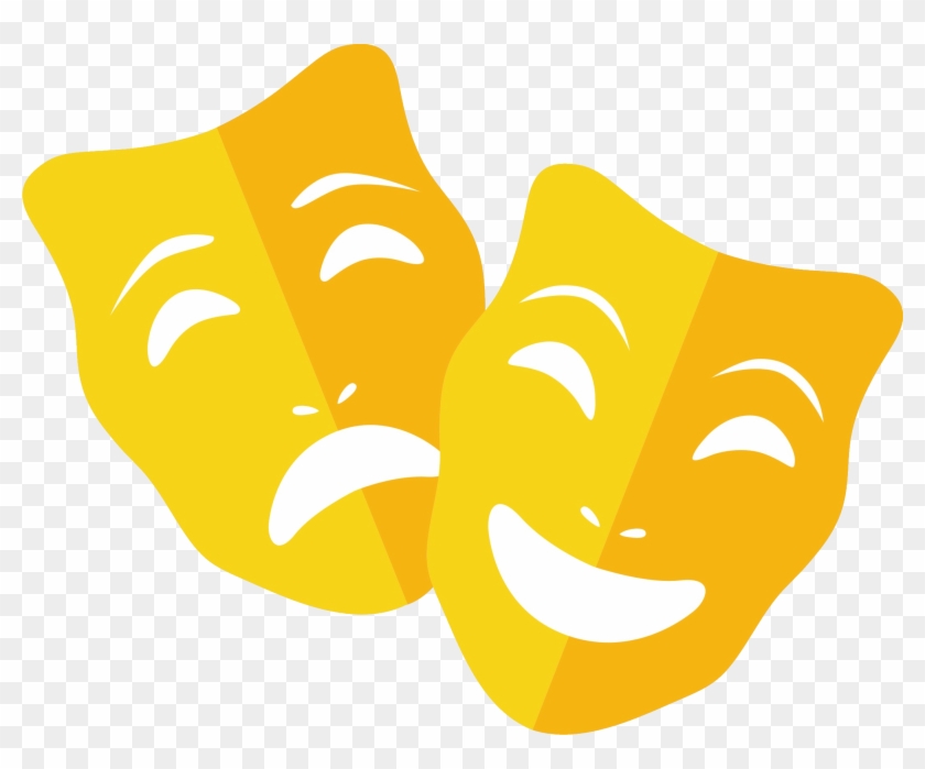 Theatre Masks Transparent Background Clipart