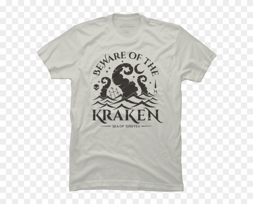Beware Of The Kraken - Shirt Clipart