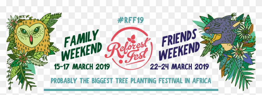 Book Now For The 2019 Reforest Fest's Family Weekend - Poster Clipart