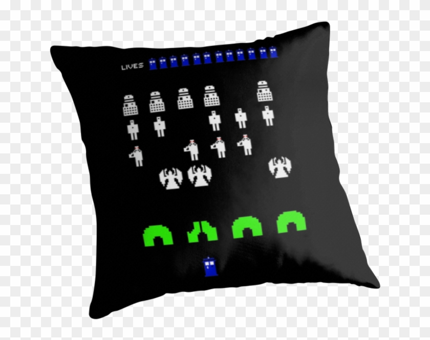 Space Invaders - Cushion Clipart #1418972