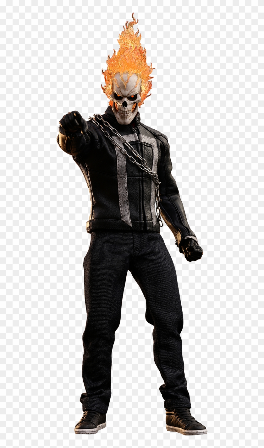 Hot Toys Ghost Rider Sixth Scale Figure - Ghost Rider Hot Toys Png Clipart