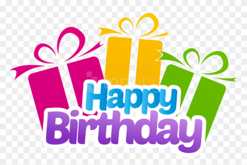 Free Png Download Happy Birthday With Gifts Png Images - Happy Birthday Png Clip Art Transparent Png #1419055