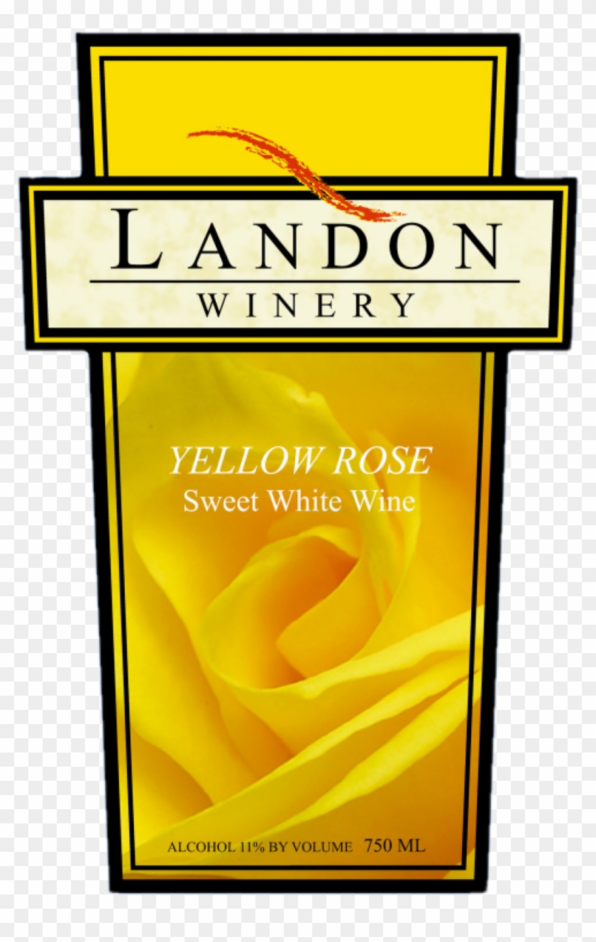 Yellow Rose - Landon Winery Clipart #1419406
