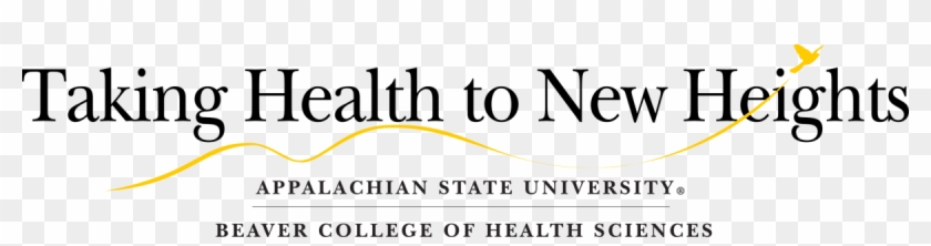 Taking Health To New Heights Title Mark With College - Appalachian State University Clipart