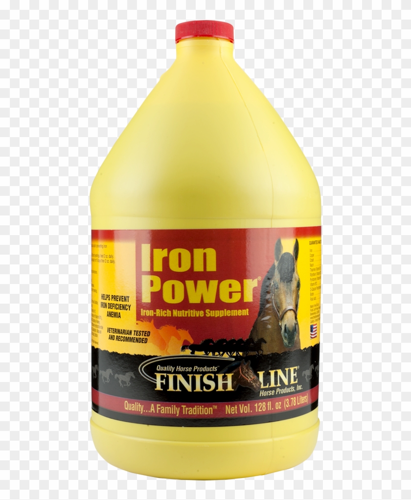 Finish Line Iron Power Gallon - Bottle Clipart #1419578