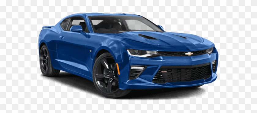 New 2018 Chevrolet Camaro Ss - Blue Sports Car Clipart #1419707
