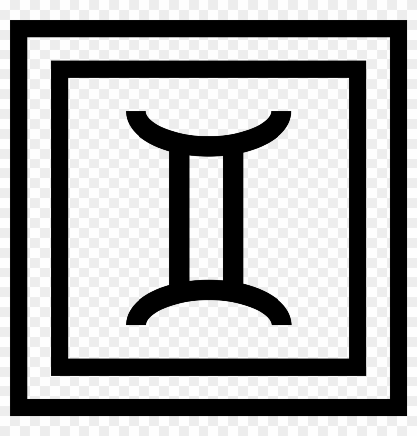 Gemini Horoscope - Scorpio Horoscope Image Black And White Clipart #1420144