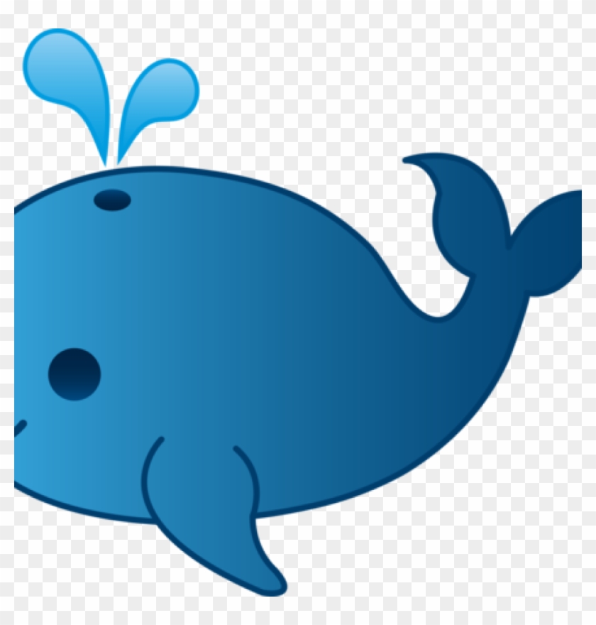 Blue Whale Clip Art Little Blue Whale Clip Art Free - Clipart Whale Png Transparent Png #1420637