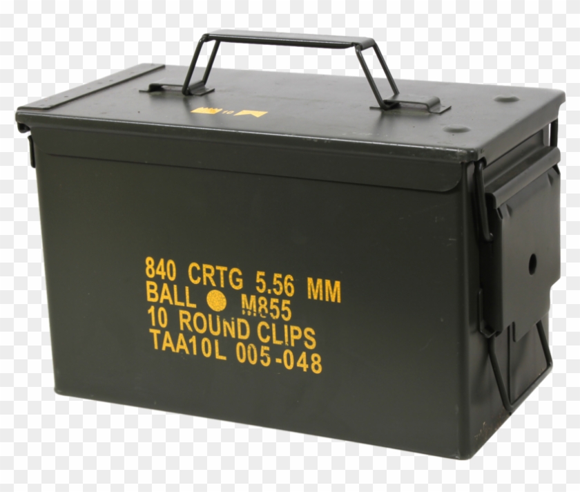 Ammo Box Png - Military Metal Ammo Can Clipart #1420707