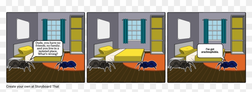 Secret Life Of Spiders - Storyboard Apartment Clipart #1420786