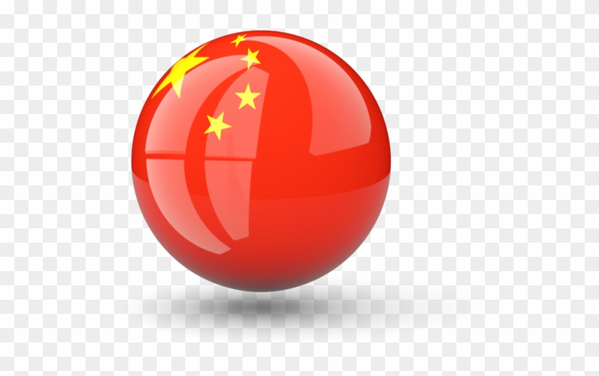 Illustration Of Flag Of China - China Round Flag Png Clipart #1421366