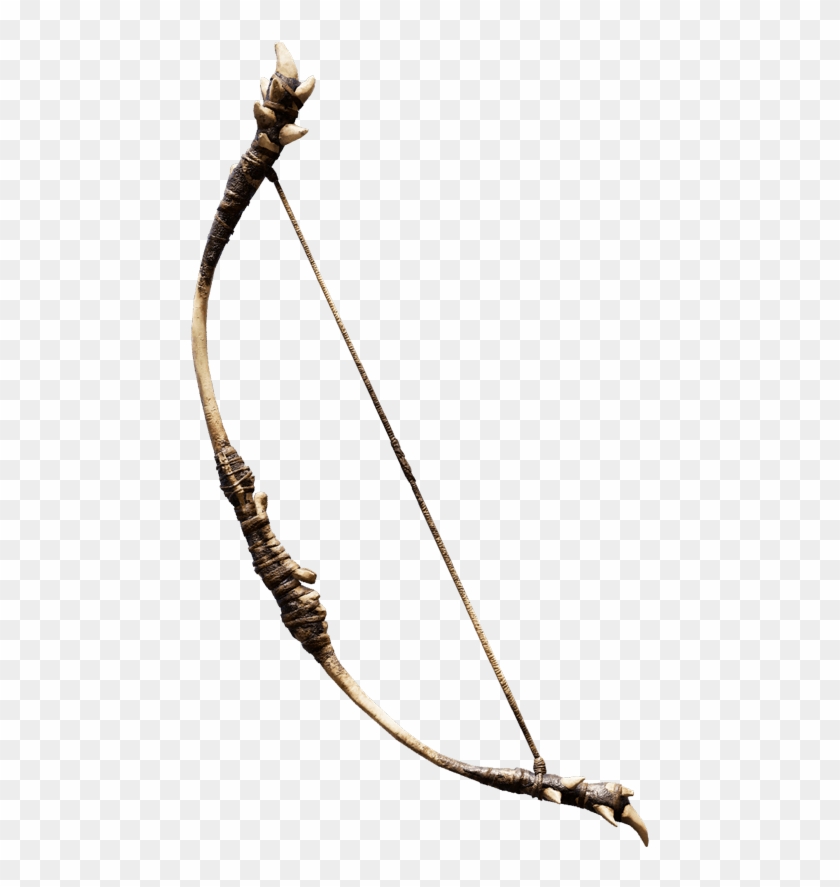 Drawn Club Weapon Drawing - Far Cry Primal Long Bow Clipart #1421465