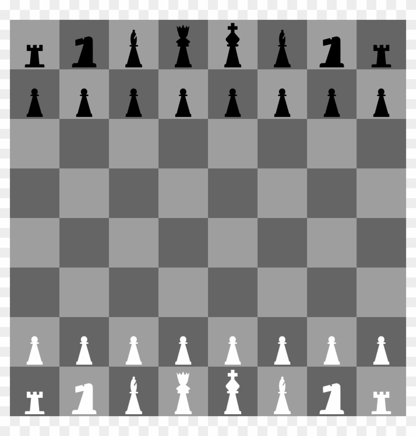 Png Download D Set Chessboard Big Image Png - Chess Board Rows And Columns Clipart #1421776
