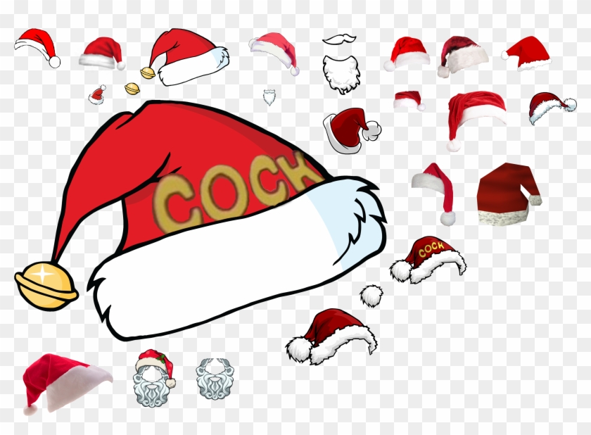 Christmas Spirit 1 - Santa Cap Clipart Png Transparent Png #1421833