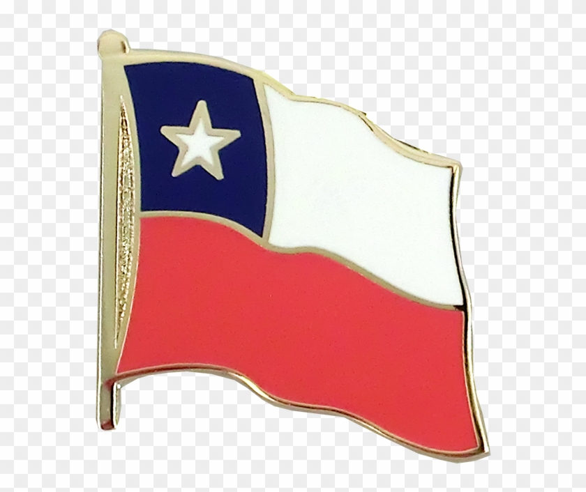 Flag Lapel Pin Chile - Flag Clipart