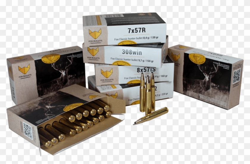 Hunting Ammunition Loaded With Fox Classic Hunter Bullet - Fox Classic Hunter 9 Clipart #1422343