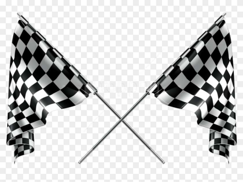 Free Png Download Checkered Flags Clipart Png Photo - Chequered Flag Transparent Background #1422442