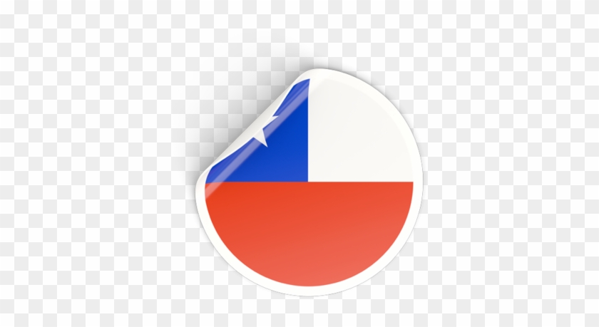 Illustration Of Flag Of Chile - Chile Sticker Clipart