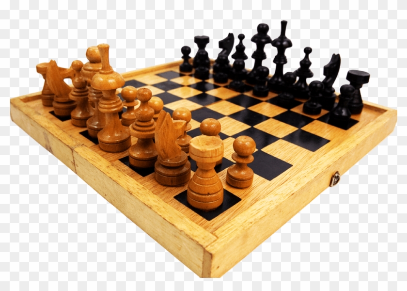 Chess Game Wood - Jogo De Xadrez Atual Clipart #1422693