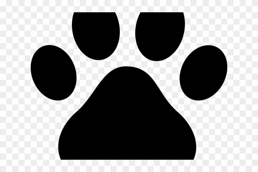Husky Clipart Bear Paw - Dog Paw Clipart - Png Download