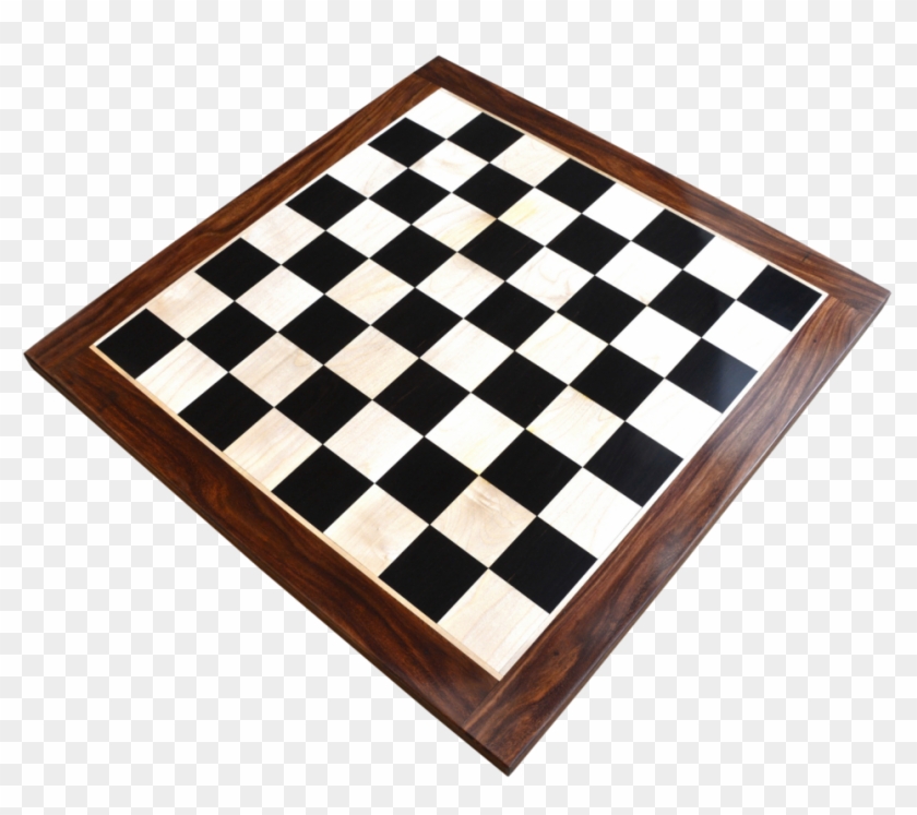 Wooden Chess Board Ebony Sheesham Wood - Chess Clipart #1422862